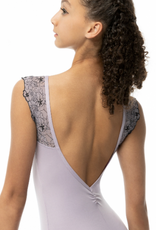 Suffolk 2576C Stormy Flutter Sleeve Youth Leotard