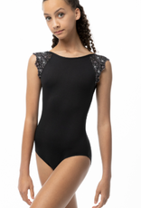 Suffolk 2576C Stormy Flutter Sleeve Youth Leotard