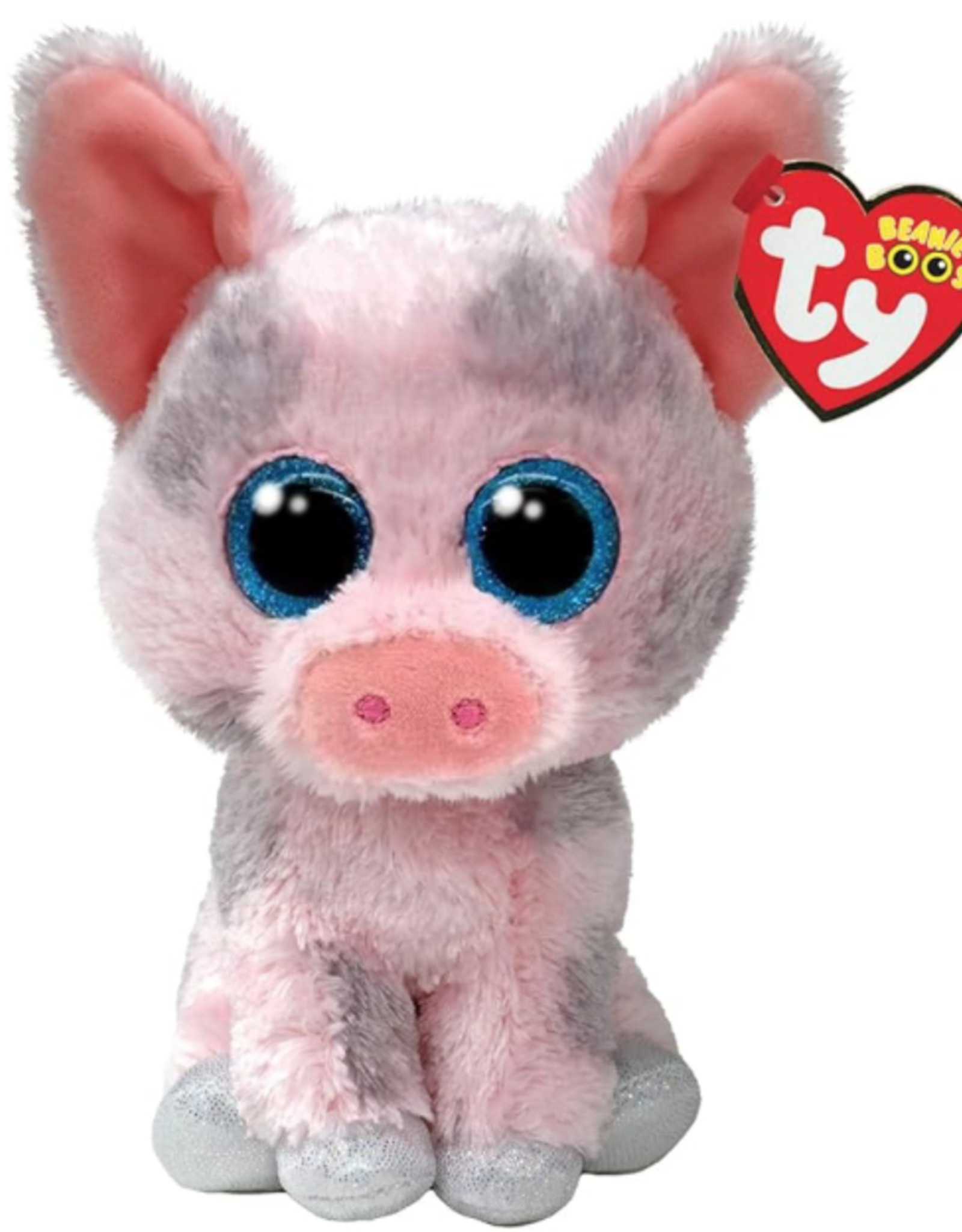 Ty Beanie Boos Hambone The Grey and Pink Pig