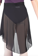 Ballet Rosa Millie Ruched Waist High Low Pull On Skirt Adult
