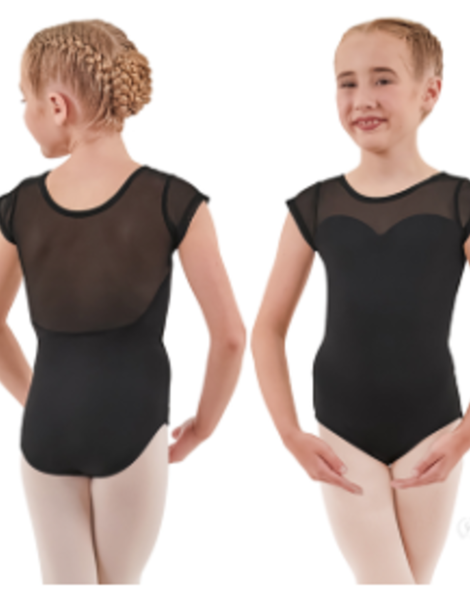 Eurotard Youth Silhouette Mesh Sweetheart Leotard 41225C