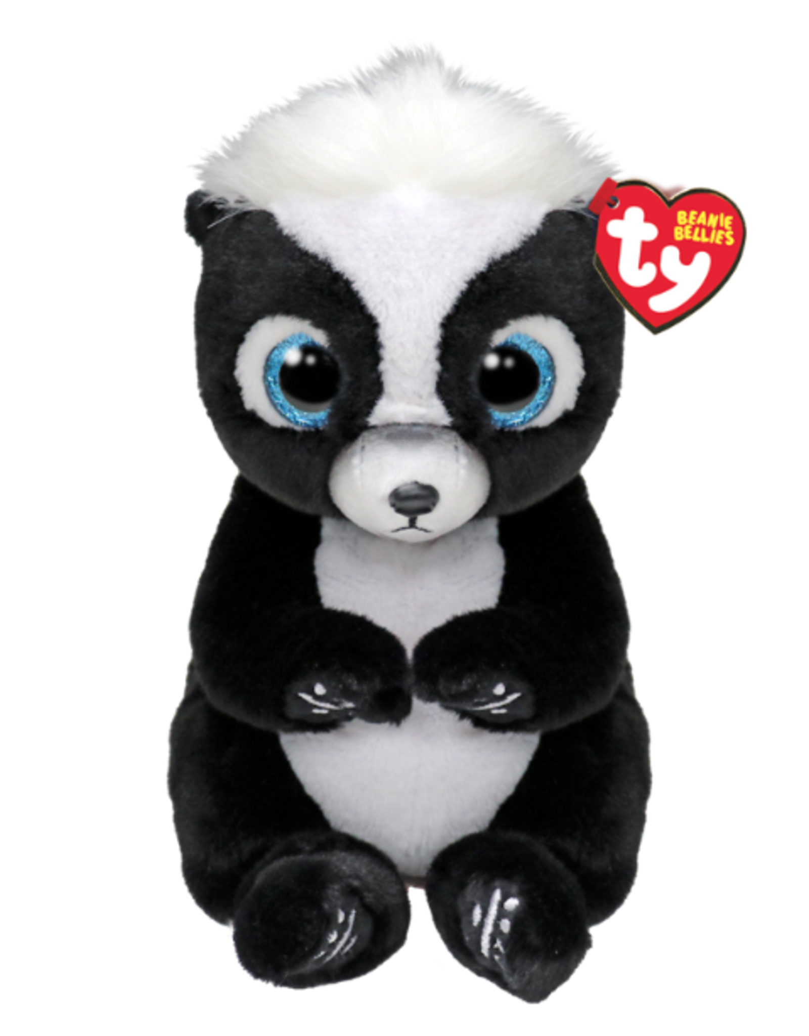 Ty Beanie Bellies Rukus The Black and White Skunk