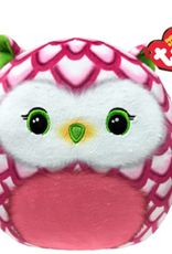 Ty Squishy Beanies Tootie The Pink Owl