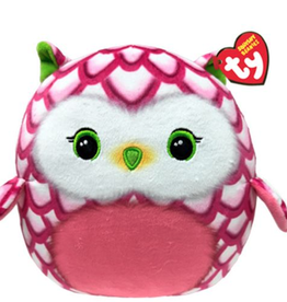 Ty Squishy Beanies Tootie The Pink Owl
