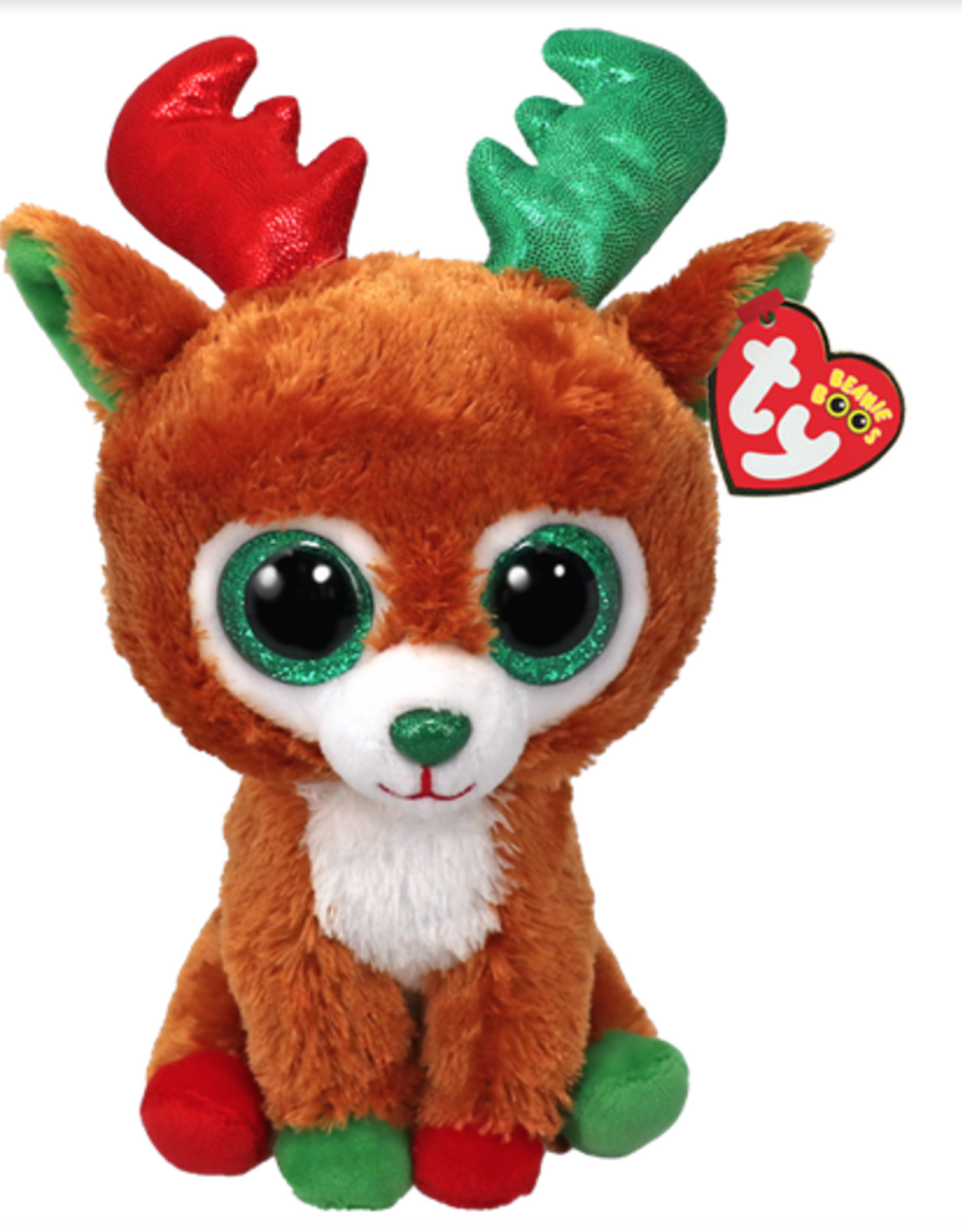 Ty Beanie Boos Tinseltoes The Brown Reindeer