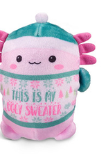 Top Trenz Bubble Stuffed Squishy Friends- Axolotl Christmas Duncan