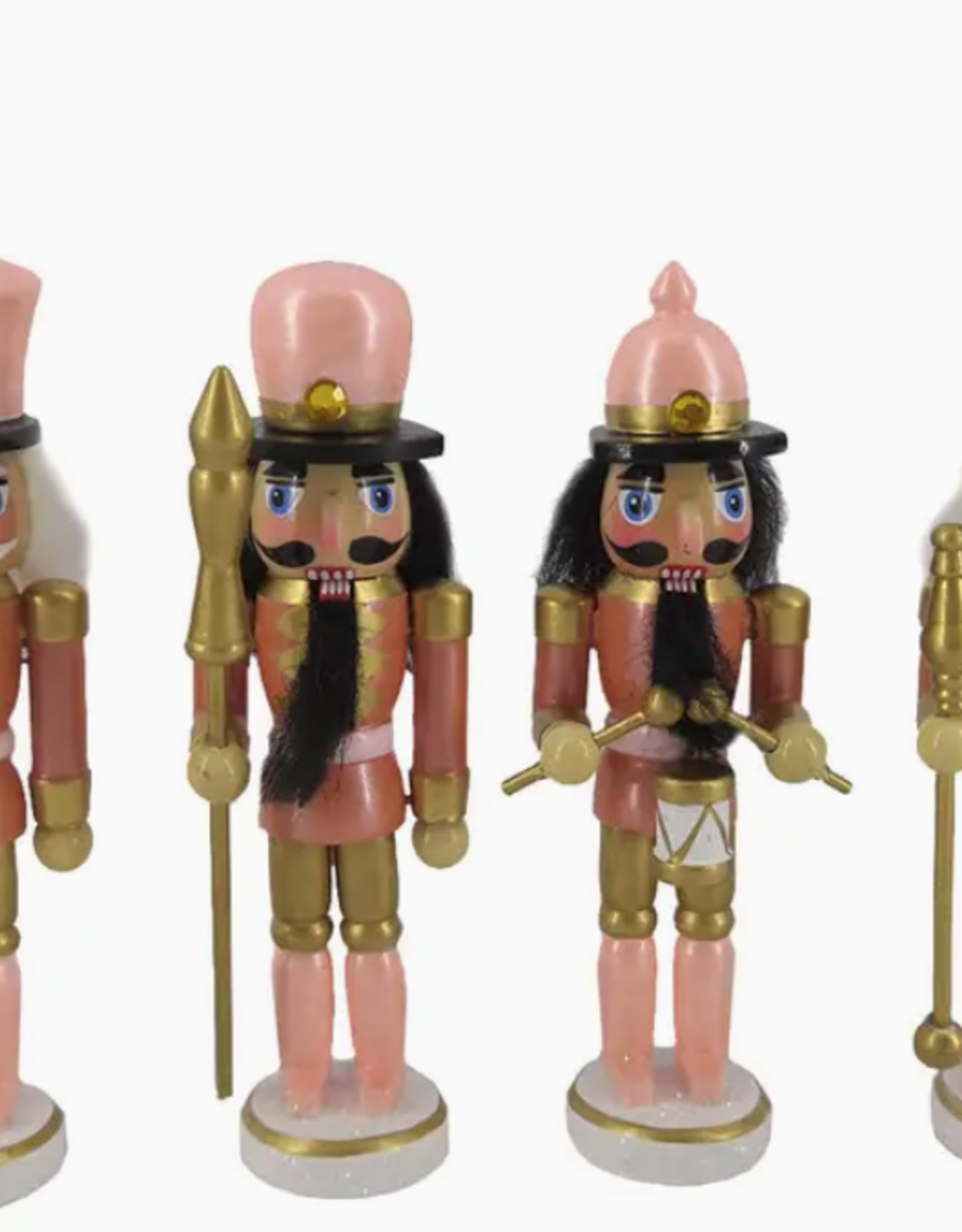 N.B.G. Nutcracker Ornament Rose Gold 5 in.