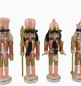 N.B.G. Nutcracker Ornament Rose Gold 5 in.