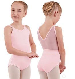 Eurotard Silhouette Mesh Double Strap Youth Leotard 41451C