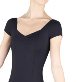 Ballet Rosa Opal  Pinch Front Princess Seam Cap Sleeve Adult Leotard