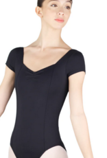 Ballet Rosa Opal Pinch Front Princess Seam Cap Sleeve Youth Leotard