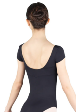 Ballet Rosa Opal Pinch Front Princess Seam Cap Sleeve Youth Leotard