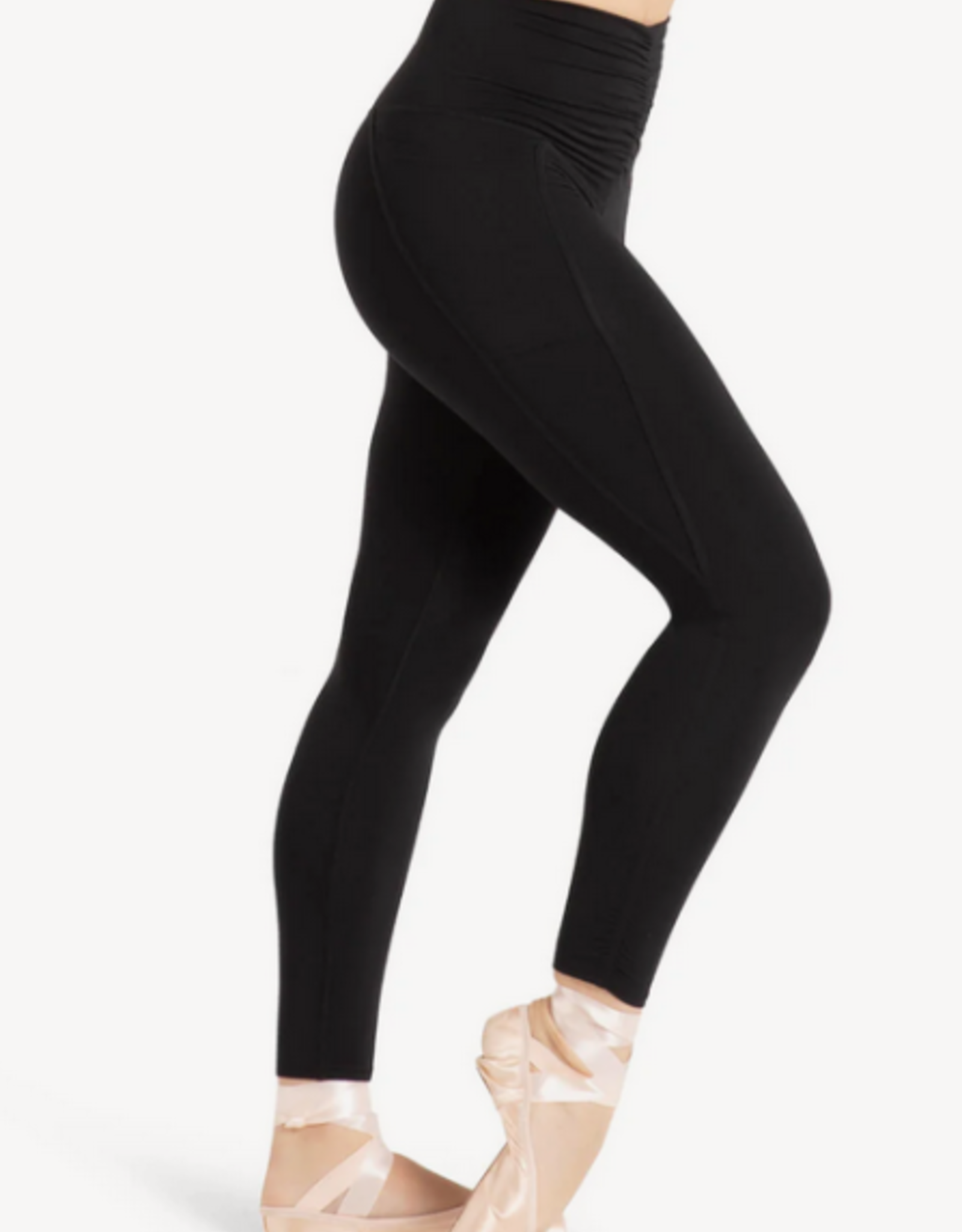 Capezio Blossom Black Legging Adult 12092W