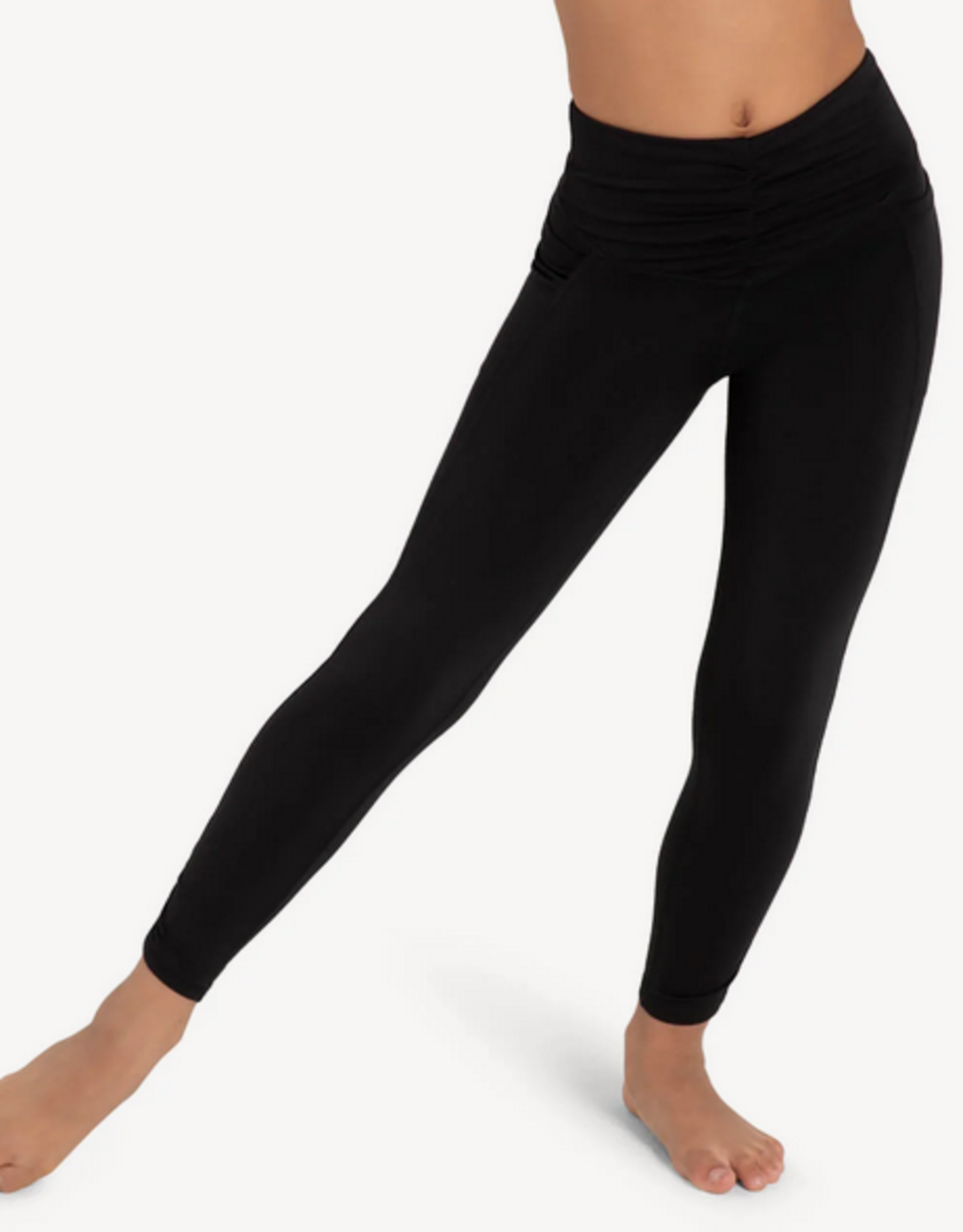 Capezio Blossom Black Legging Youth 12092C