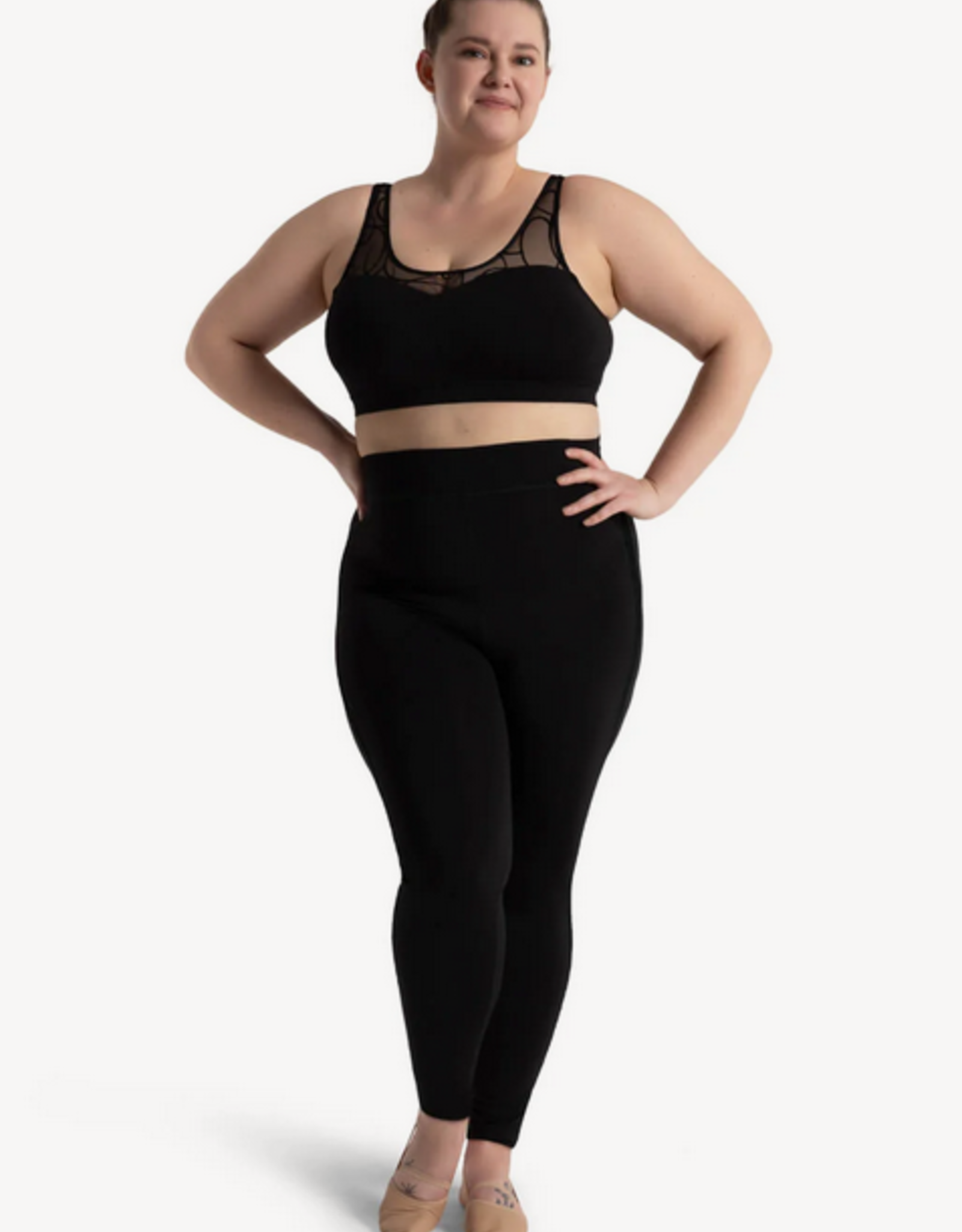 Capezio Elizabeth Black Legging Adult 12056W