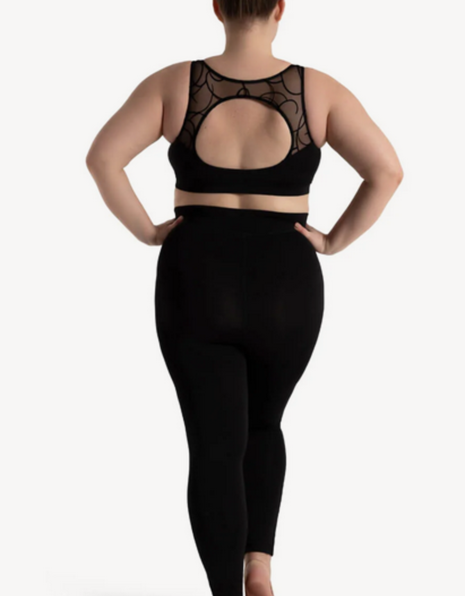Capezio Elizabeth Black Legging Adult 12056W