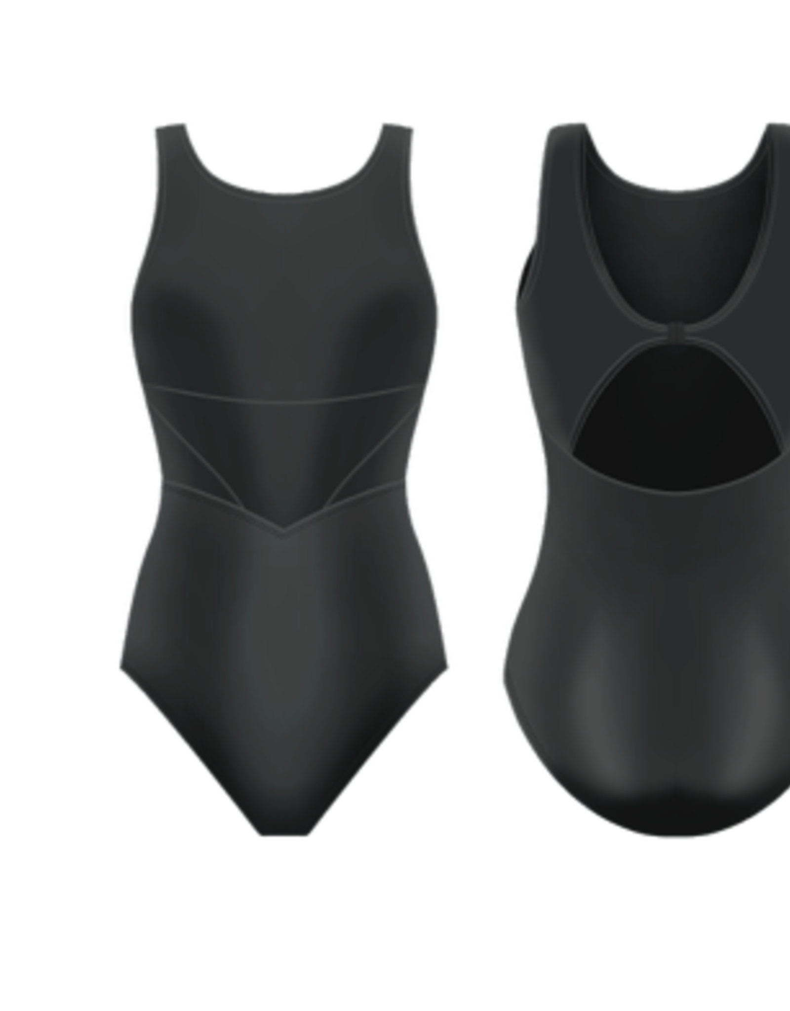 Danse De Paris Blisse in Jet Adult Tank Leotard