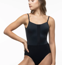 Suffolk 2749A Wall Street Ribbed Trunk Cami Adult Leotard