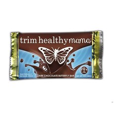 Trim Healthy Mama Butterfly Bar: Dark Chocolate (Naturally Sugar-Free), 1 oz.