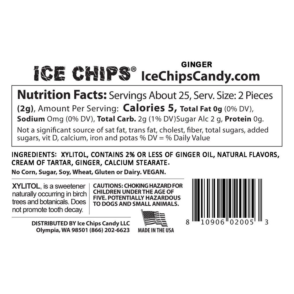 Ice Chips Ginger Healthy Family Foods