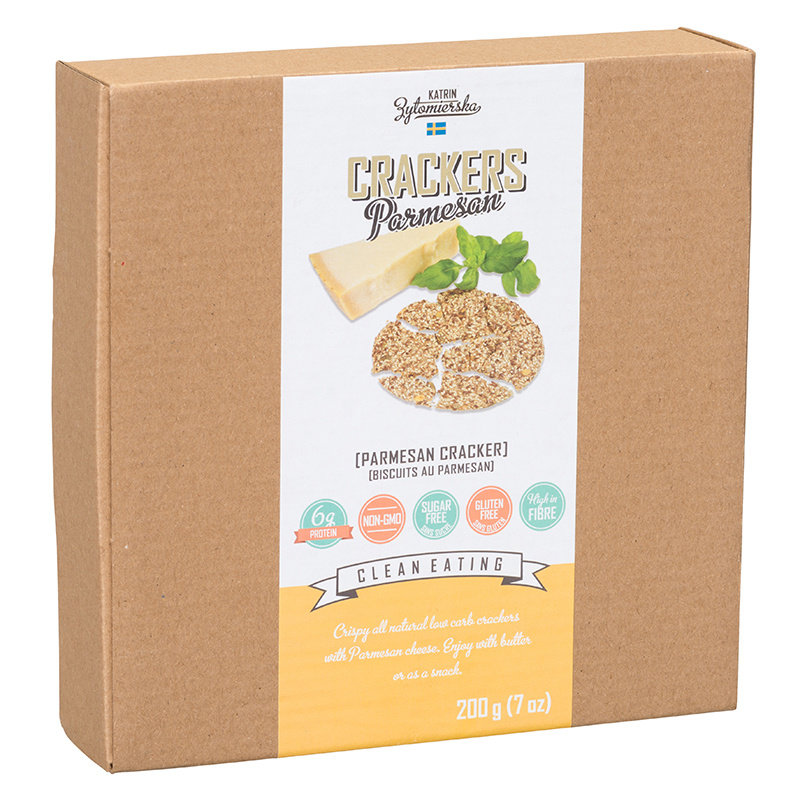 KZ Clean Eating High Fibre Scandinavian Cracker – Parmesan