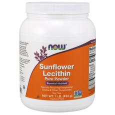 NOW NOW Sunflower Lecithin Powder (454g)