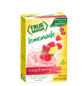 True Citrus True Lemon Drink Mix, Raspberry Lemonade - 10 pk