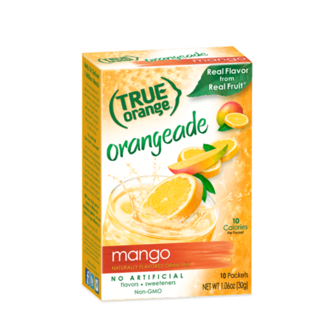 True Citrus True Orange Drink Mix, Mango Orange - 10 pk