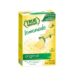 True Citrus True Lemon Drink Mix, Original Lemonade - 10 pk