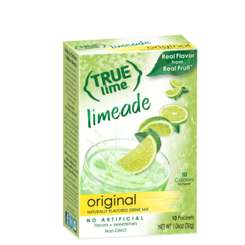 True Citrus True Lime Drink Mix, Limeade - 10 pk
