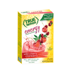 True Citrus True Lemon Energy Wild Cherry Cranberry (6-count)