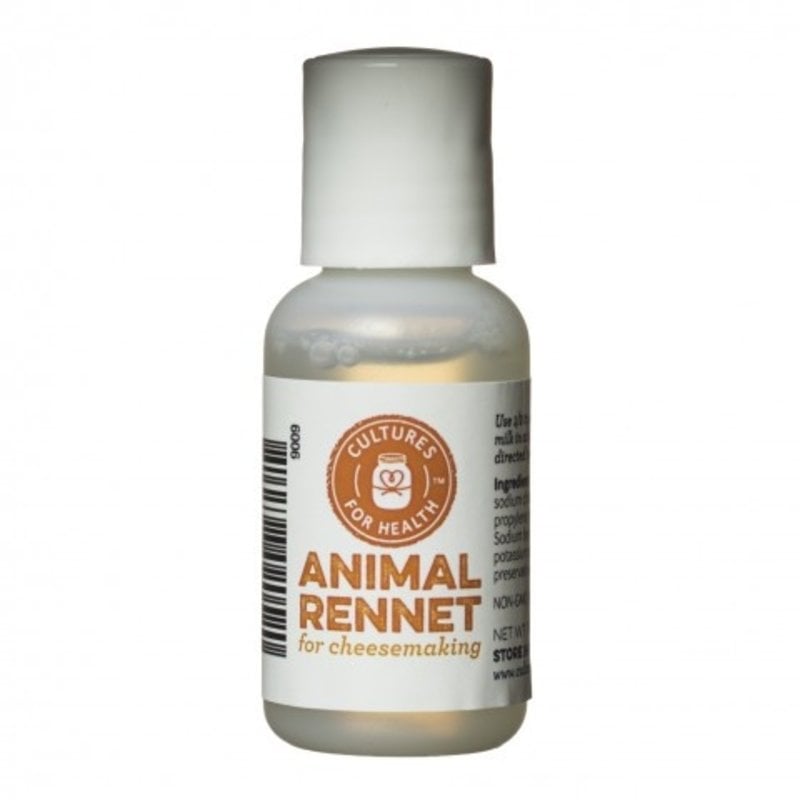 Cultures for Health Liquid Animal Rennet - 1 oz.