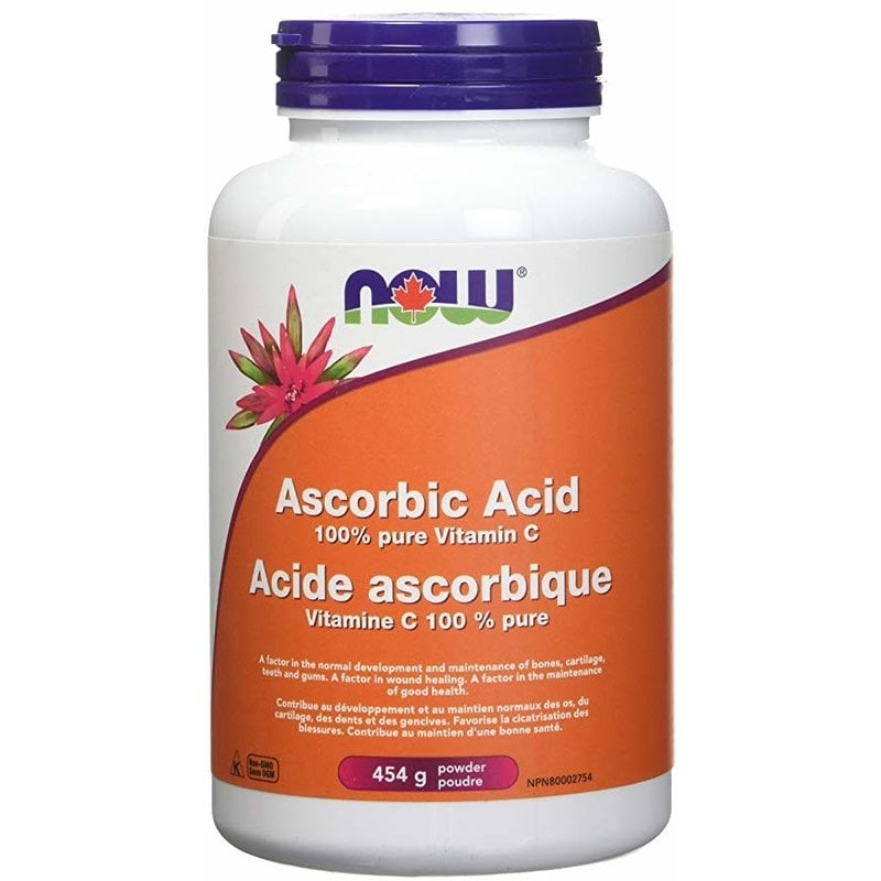 NOW NOW Ascorbic (100% Pure Vitamin C) 454g