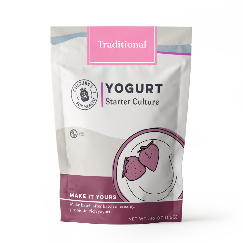 Cultures for Health Traditional Flavour Yogurt Starter Culture - 4 Pk