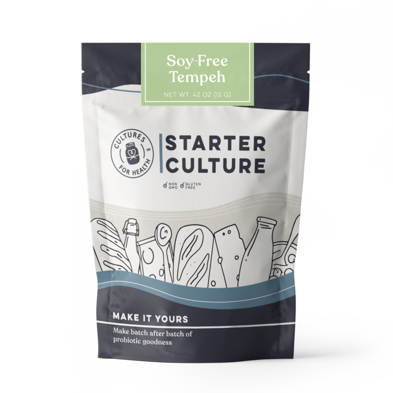 Cultures for Health Soy-Free Tempeh Starter Culture - 4 Packets