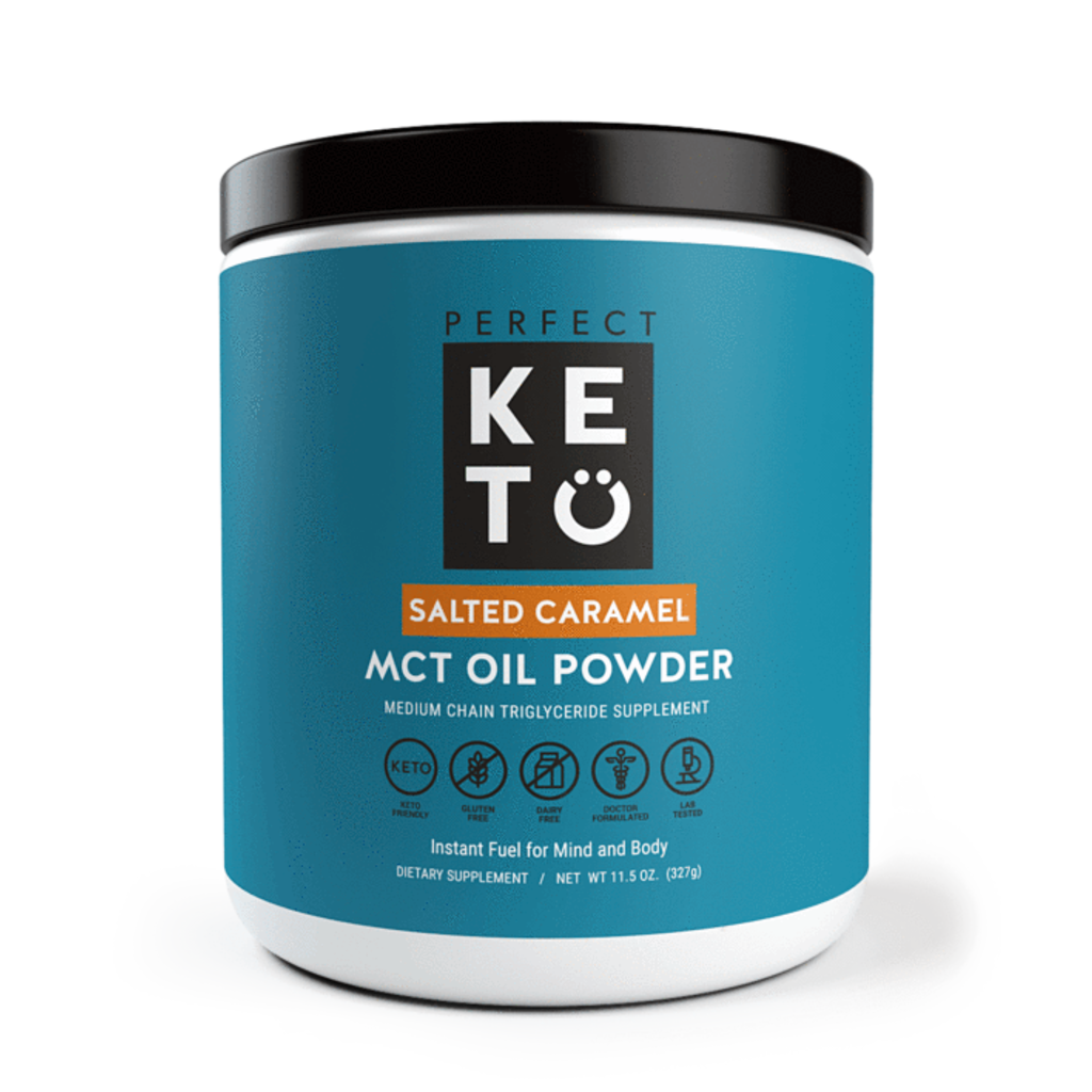 Perfect Keto - MCT Oil Powder, Salted Caramel (300 g)