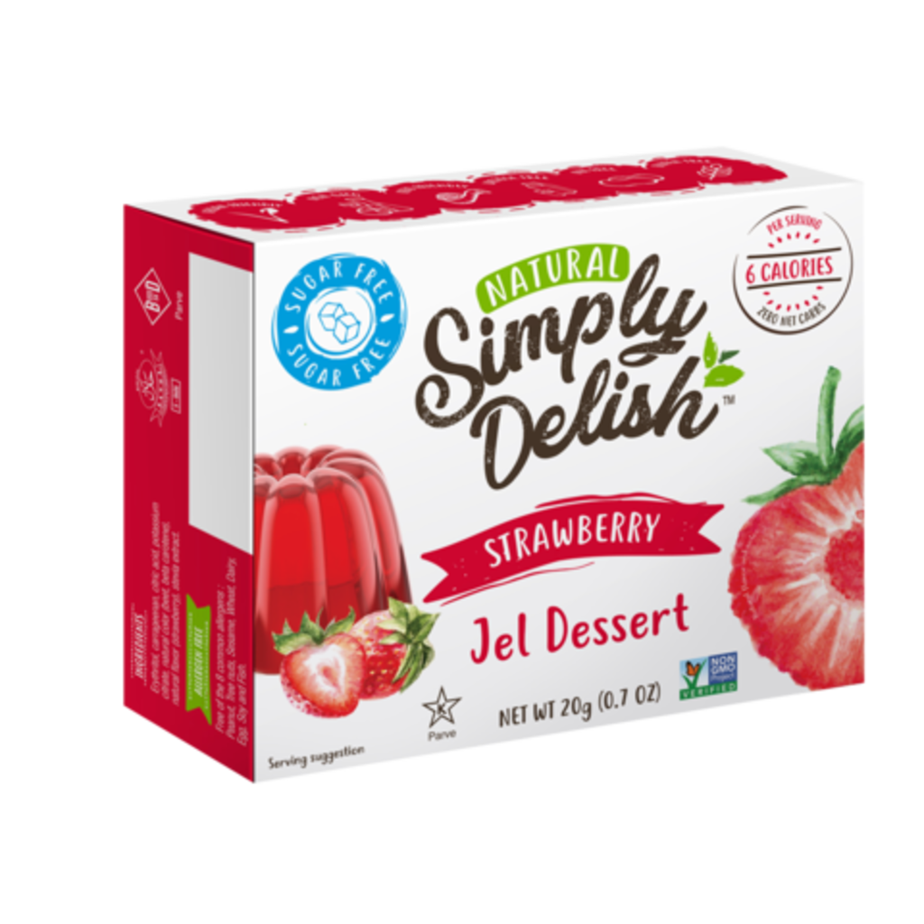 Simply Delish Simply Delish Sugar-Free Jel Dessert, Strawberry