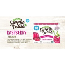 Simply Delish Simply Delish Sugar-Free Jel Dessert, Raspberry