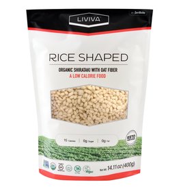 Liviva Liviva Organic Rice Shaped Shirataki with Oat Fibre 400g