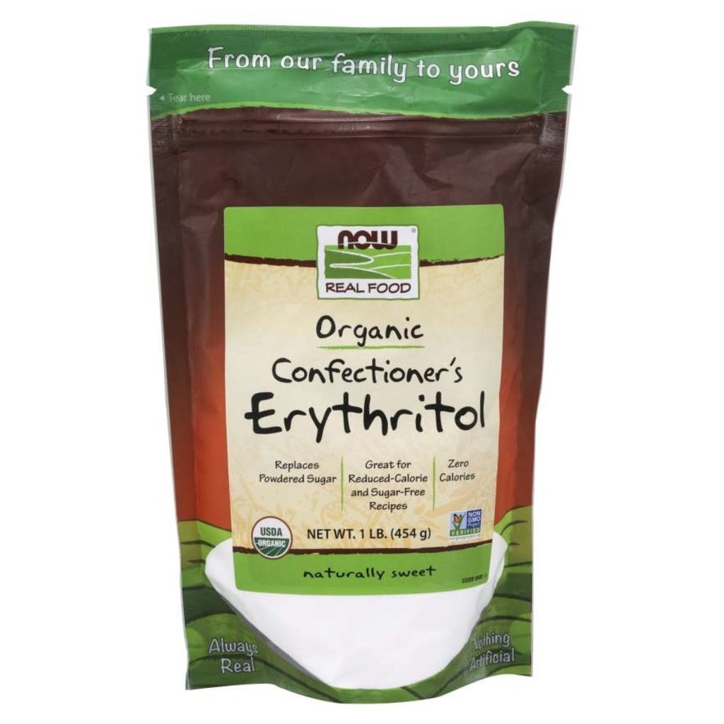 NOW NOW Erythritol, Confectioner's Powder (1 lb.)