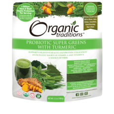 Organic Traditions Organic Traditions Green Powders with Turmeric (100 g)