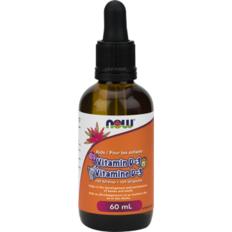 NOW NOW Vitamin D3 (Liquid, Kids) 60ml