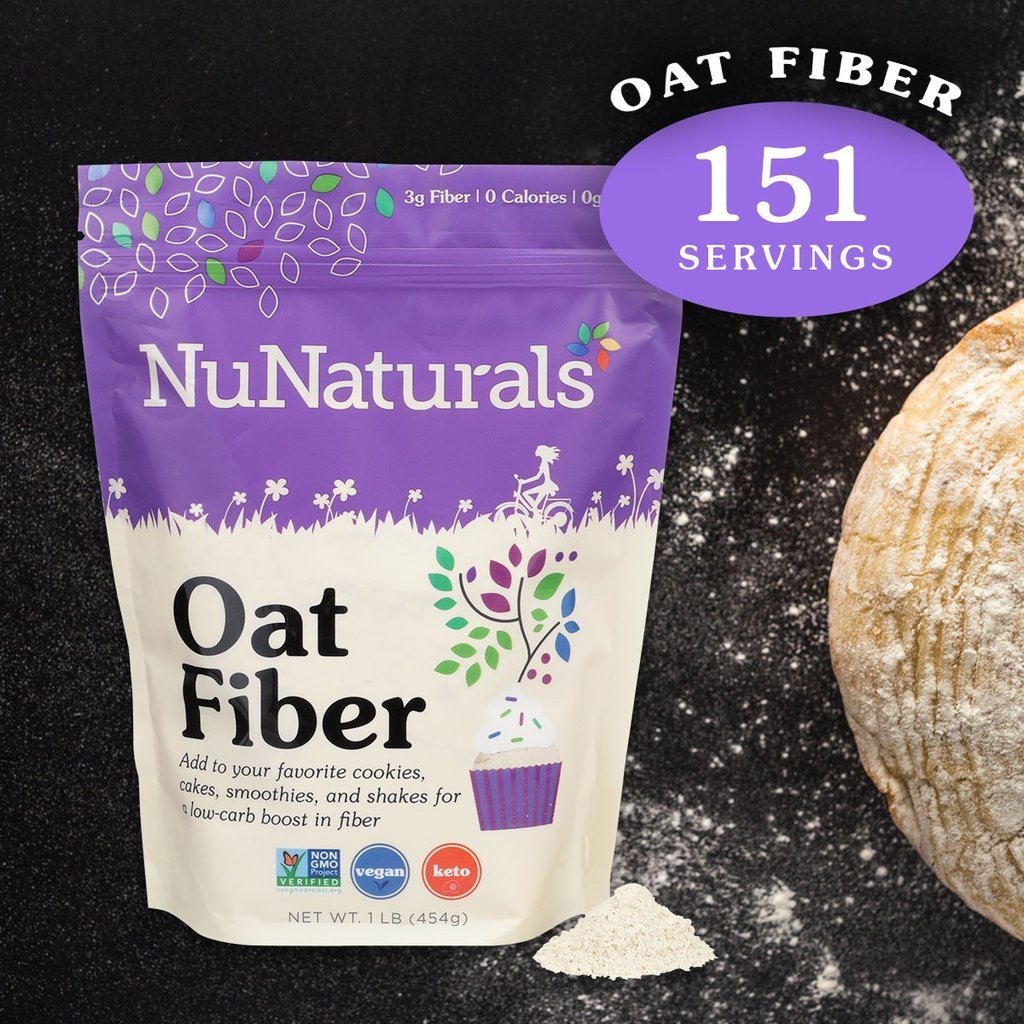 NuNaturals NuNaturals Oat Fiber, 1 lb.