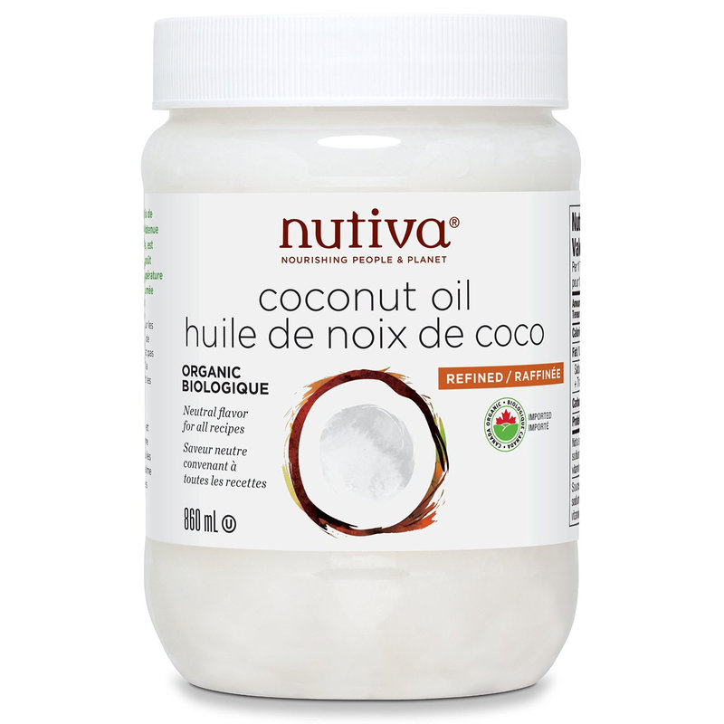 Nutiva Organic Refined Coconut Oil - 860ml