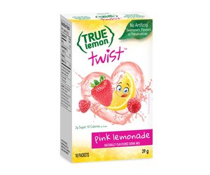 True Citrus True Lemon Twist Pink Lemonade Sticks 10ct