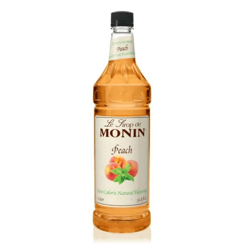 Monin Zero Calorie  Peach Syrup - 1L