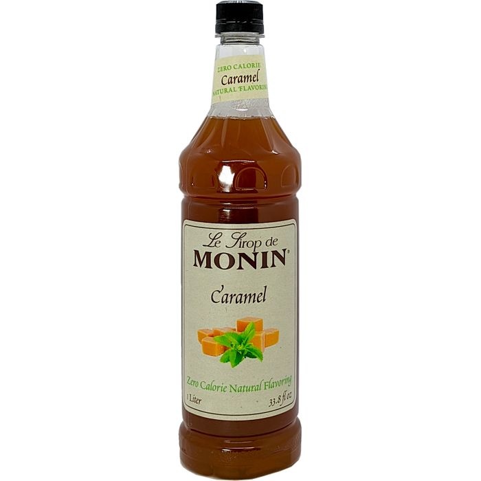 Monin Zero Calorie Caramel Syrup 1L Healthy Family Foods
