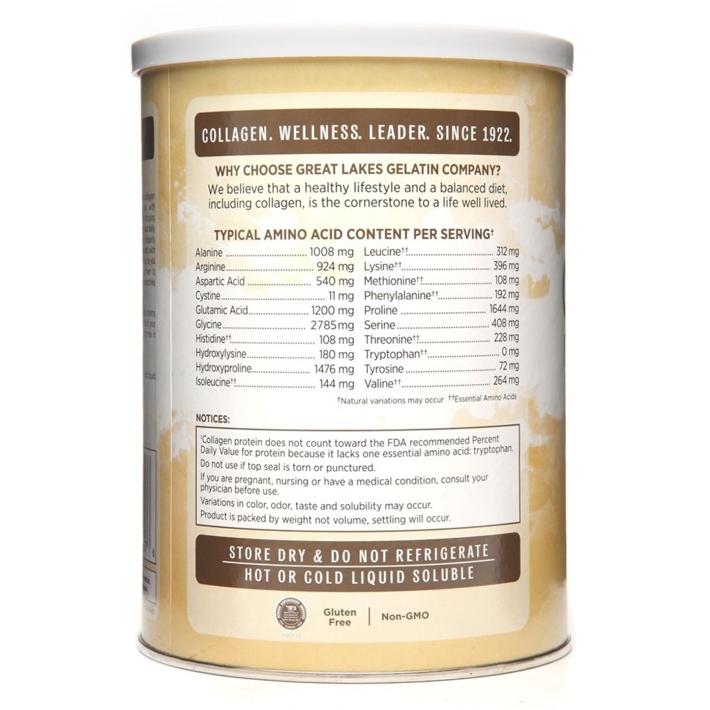 Great Lakes Collagen Hydrolysate Vanilla Flavour
