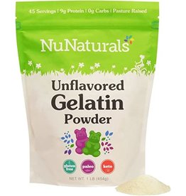 NuNaturals NuNaturals Gelicious Unflavored Gelatin 1 lb
