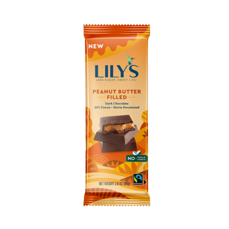 Lily's Sweets Lily's Peanut Butter Filled Chocolate Bar, 80g